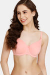 Rosaline Padded Wired 3/4th Coverage T-Shirt Bra - Quartz Pink — thumbnail 1
